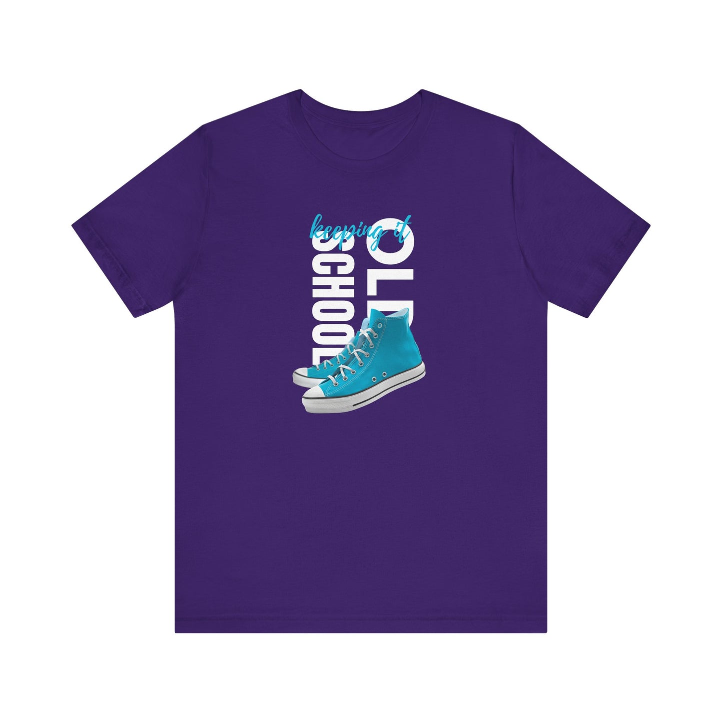 Retro Old School Sneakers Tee | Vintage Graphic T-Shirt, Unisex Fashion, Everyday Wear, Gift for Sneaker Lovers, Casual Style