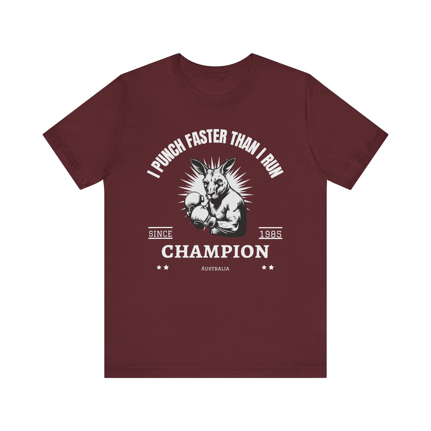 Champion Punching Humor Tee, Funny Unisex T-Shirt for Fighters, Gift for Gym Lovers, Fitness Humor Shirt, Sports Apparel, Casual Wear