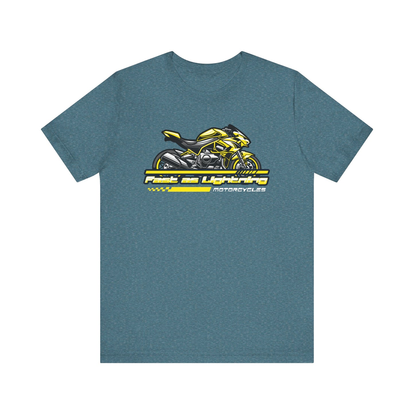 Motorcycle Enthusiast Tee | Feel the Lightning, Biker Shirt, Gift for Riders, Ride Style Apparel, Motorcycle Lover T-Shirt