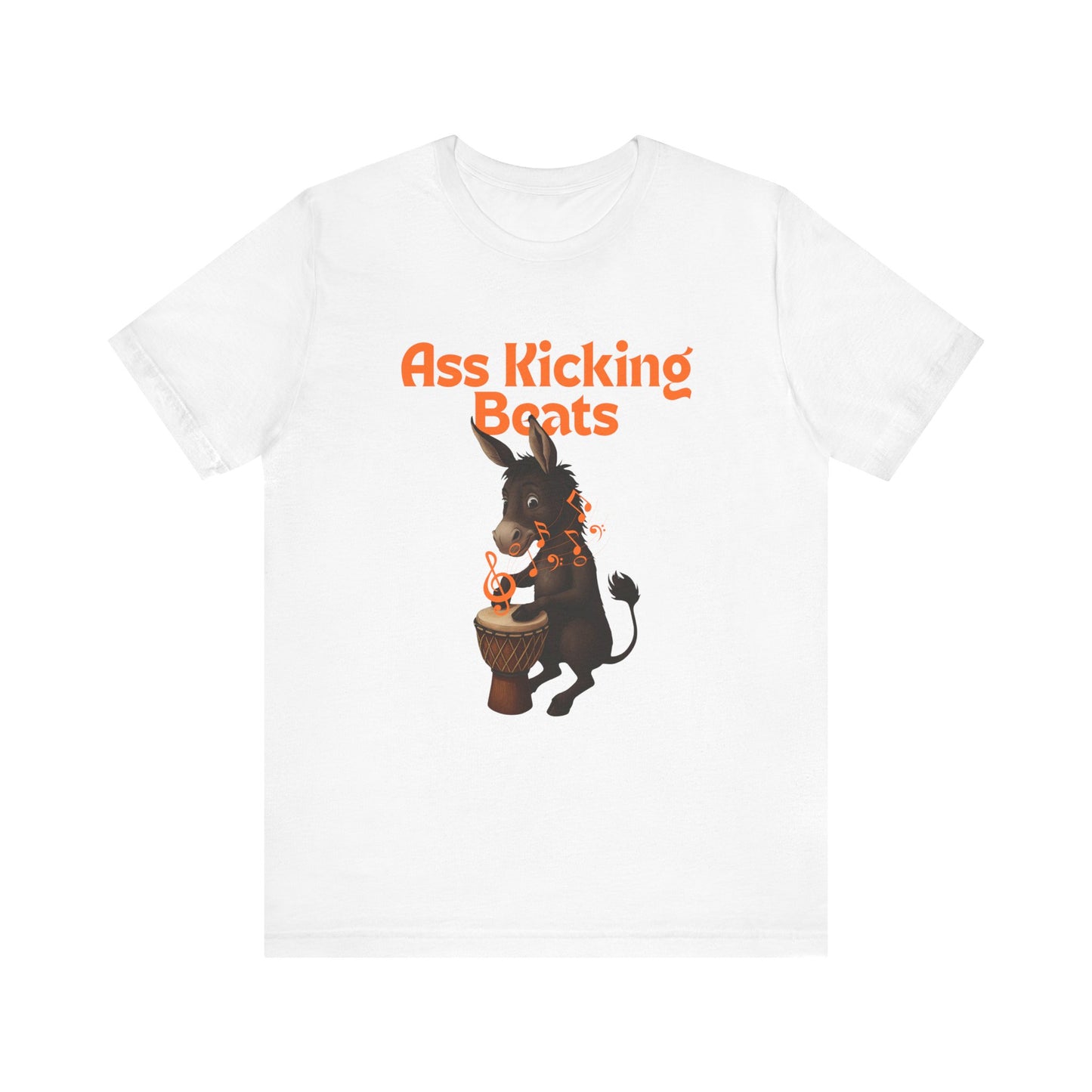 Ass Kicking Beats Unisex Tee, Fun Music Shirt, Music Lover Gift, Festival Apparel, Quirky Casual Wear, Unisex Graphic T-shirt