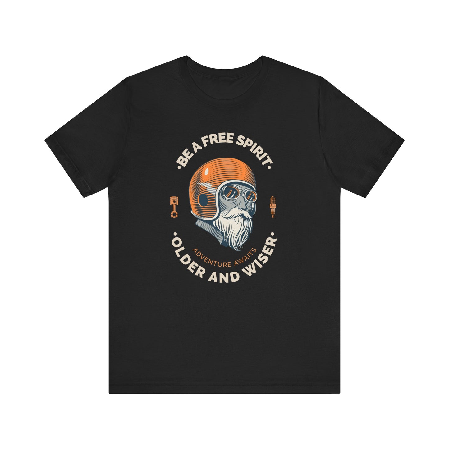 Adventure Awaits T-Shirt | Be a Free Spirit | Perfect for Explorers & Riders | Gift for Birthdays, Holidays, Travel Lovers