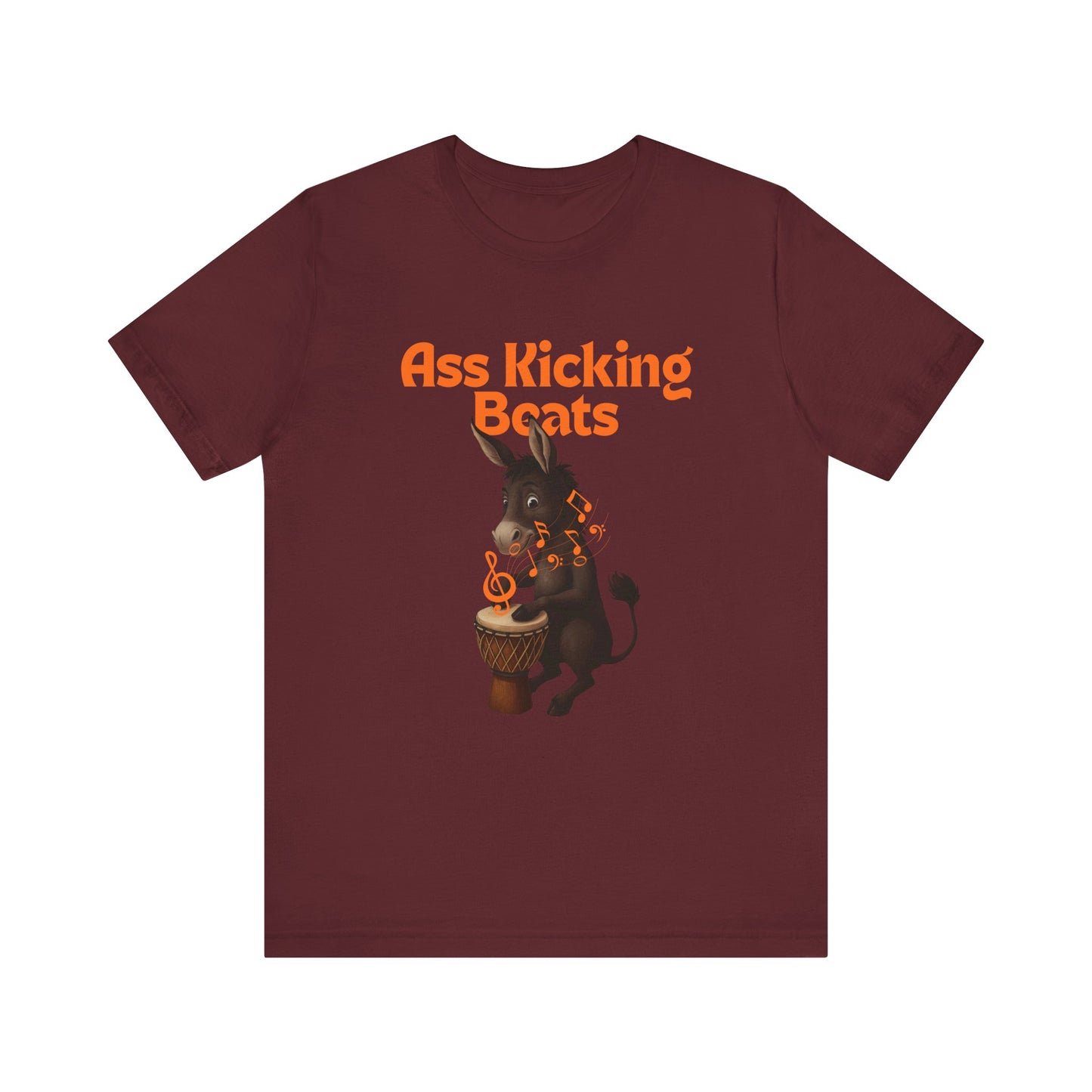 Ass Kicking Beats Unisex Tee, Fun Music Shirt, Music Lover Gift, Festival Apparel, Quirky Casual Wear, Unisex Graphic T-shirt