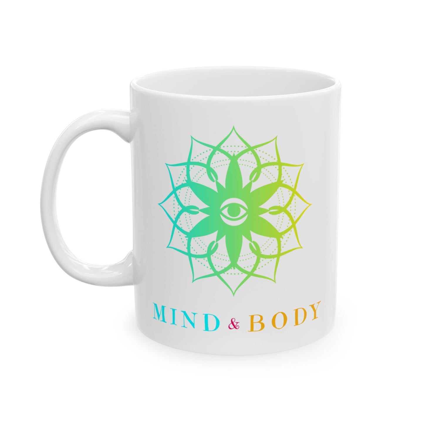Mindful Body Ceramic Mug - Perfect for Meditation Lovers, Yoga Enthusiasts, Self-Care Gifts, Housewarming, or Birthdays