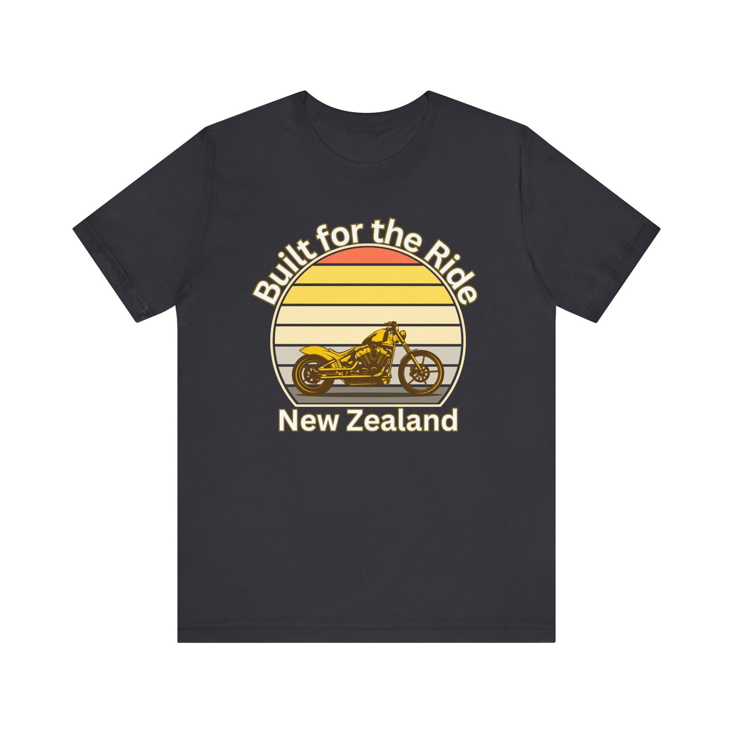Retro Motorcycle Tee - Built for the Ride, Unisex t-shirt for Bikers, Perfect Gift for Cycling Enthusiasts, Great for Road Trips, [...]