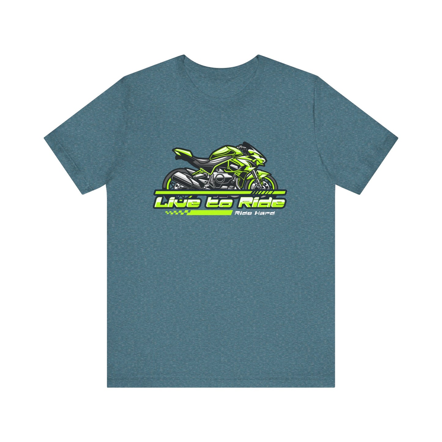 Motorcycle Ride Unisex Tee, Biker T-Shirt, Gift for Motorcycle Lovers, Casual Ride Shirt, Summer Fashion Tee