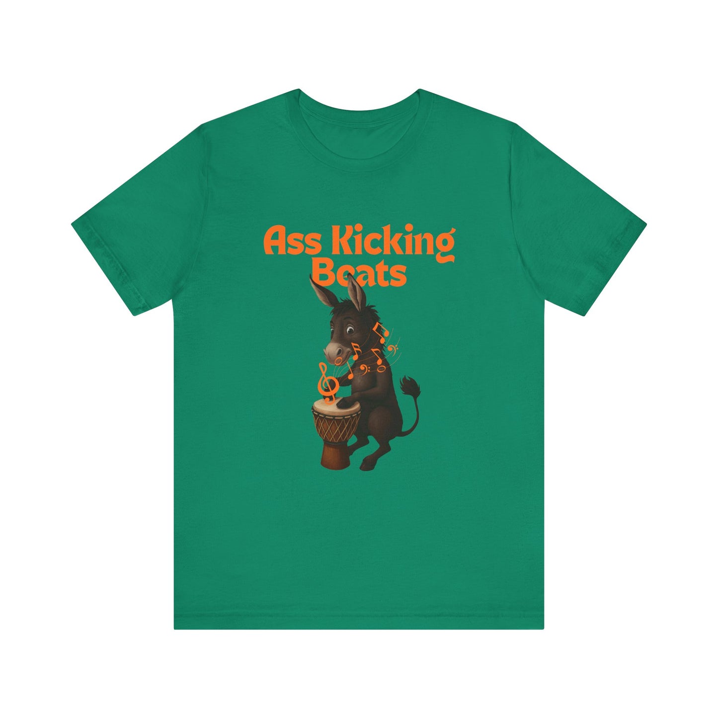Ass Kicking Beats Unisex Tee, Fun Music Shirt, Music Lover Gift, Festival Apparel, Quirky Casual Wear, Unisex Graphic T-shirt