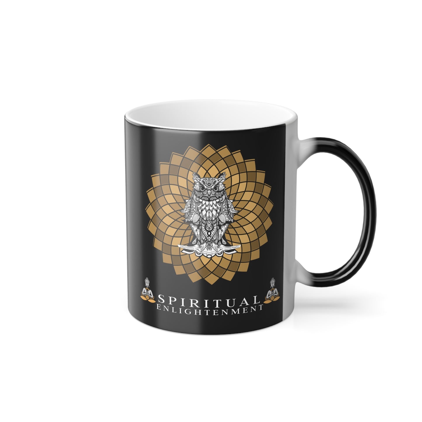 Color Changing Magic Mug, 11oz Coffee Cup, Unique Gift for Coffee Lovers, Artful Mug for Home and Office, Fun Heat Sensitive Cup
