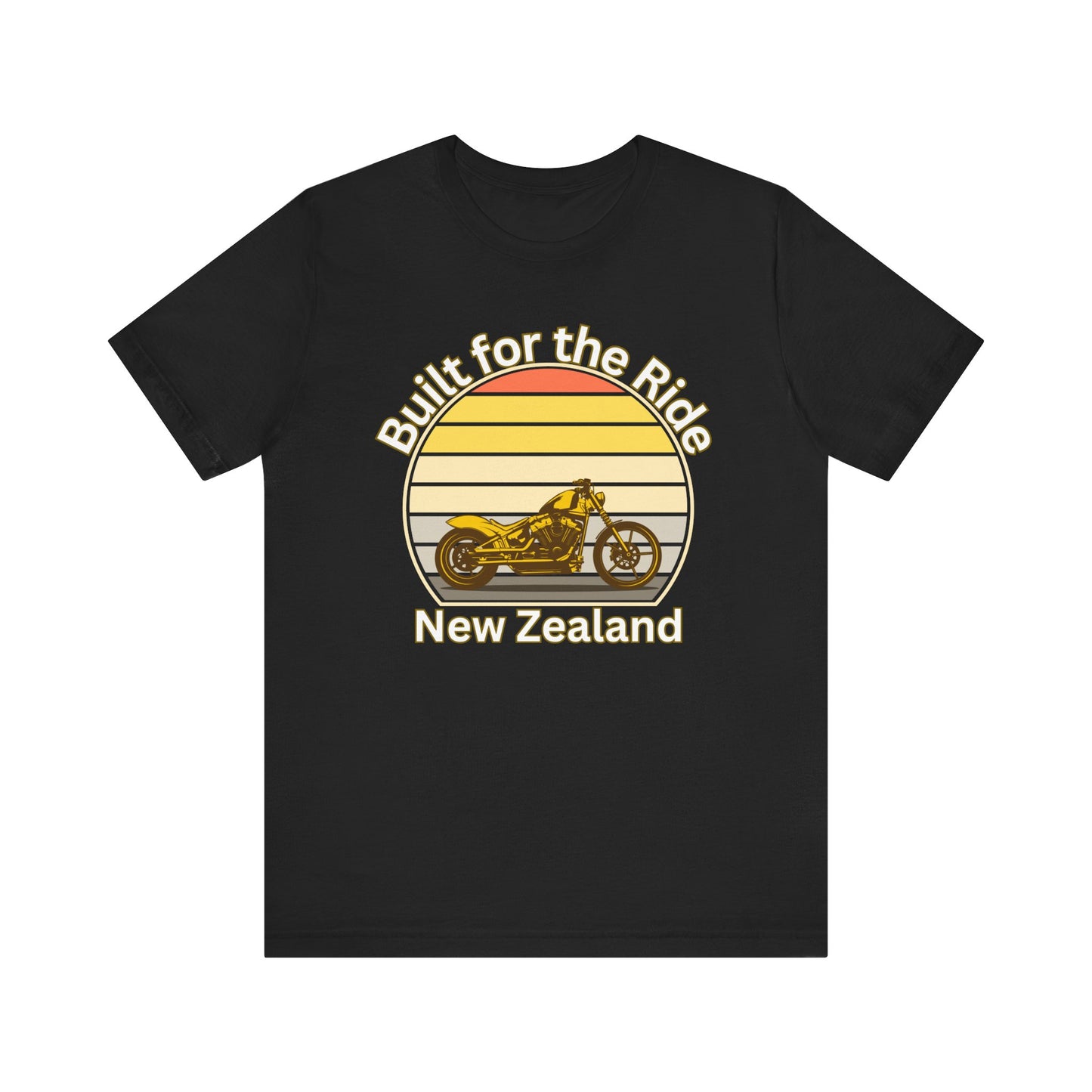 Retro Motorcycle Tee - Built for the Ride, Unisex t-shirt for Bikers, Perfect Gift for Cycling Enthusiasts, Great for Road Trips, [...]