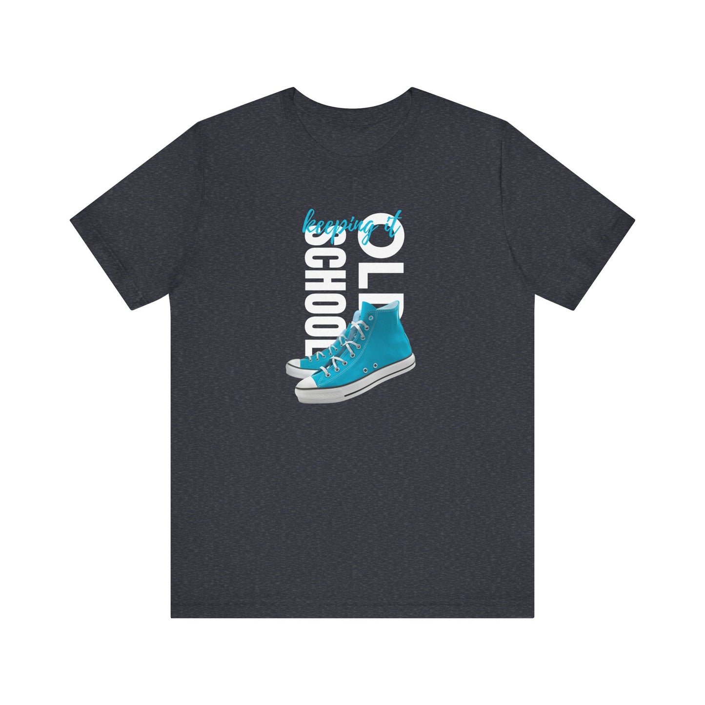 Retro Old School Sneakers Tee | Vintage Graphic T-Shirt, Unisex Fashion, Everyday Wear, Gift for Sneaker Lovers, Casual Style