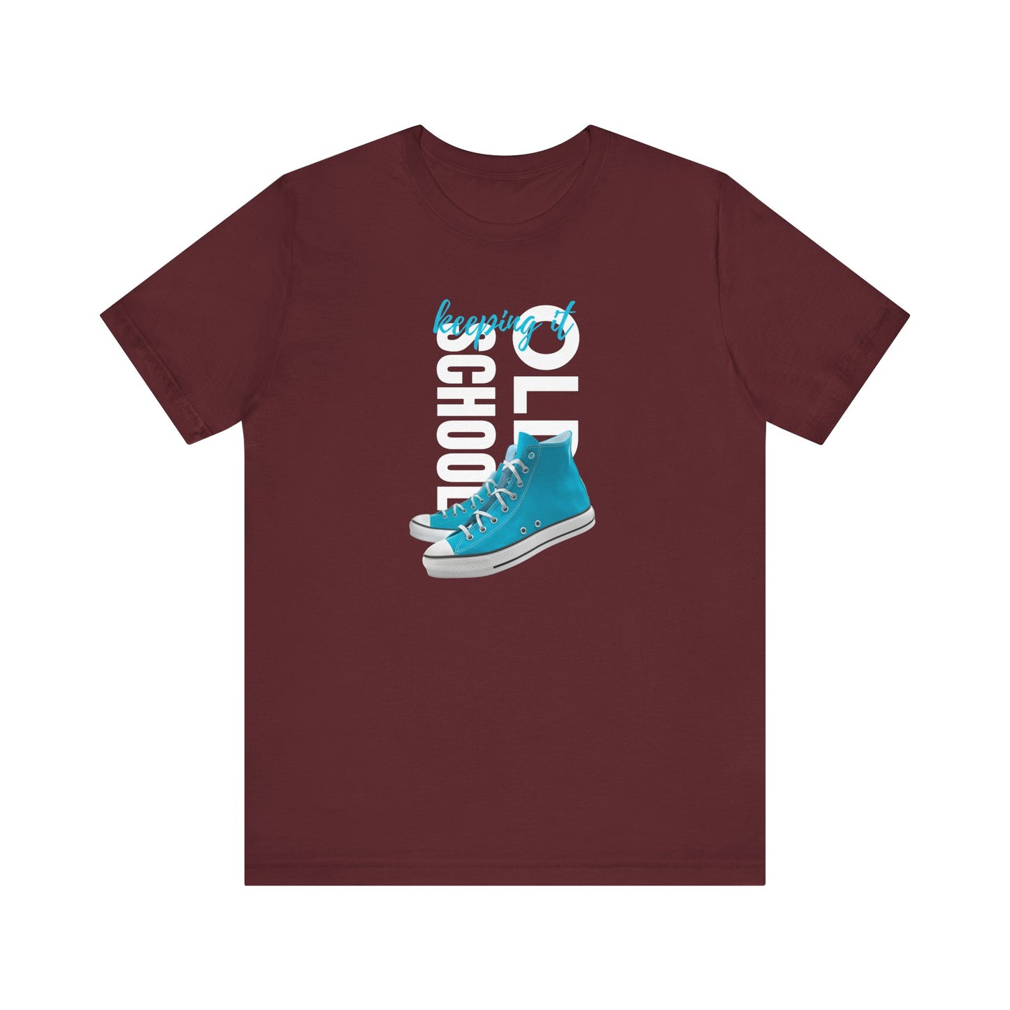 Retro Old School Sneakers Tee | Vintage Graphic T-Shirt, Unisex Fashion, Everyday Wear, Gift for Sneaker Lovers, Casual Style