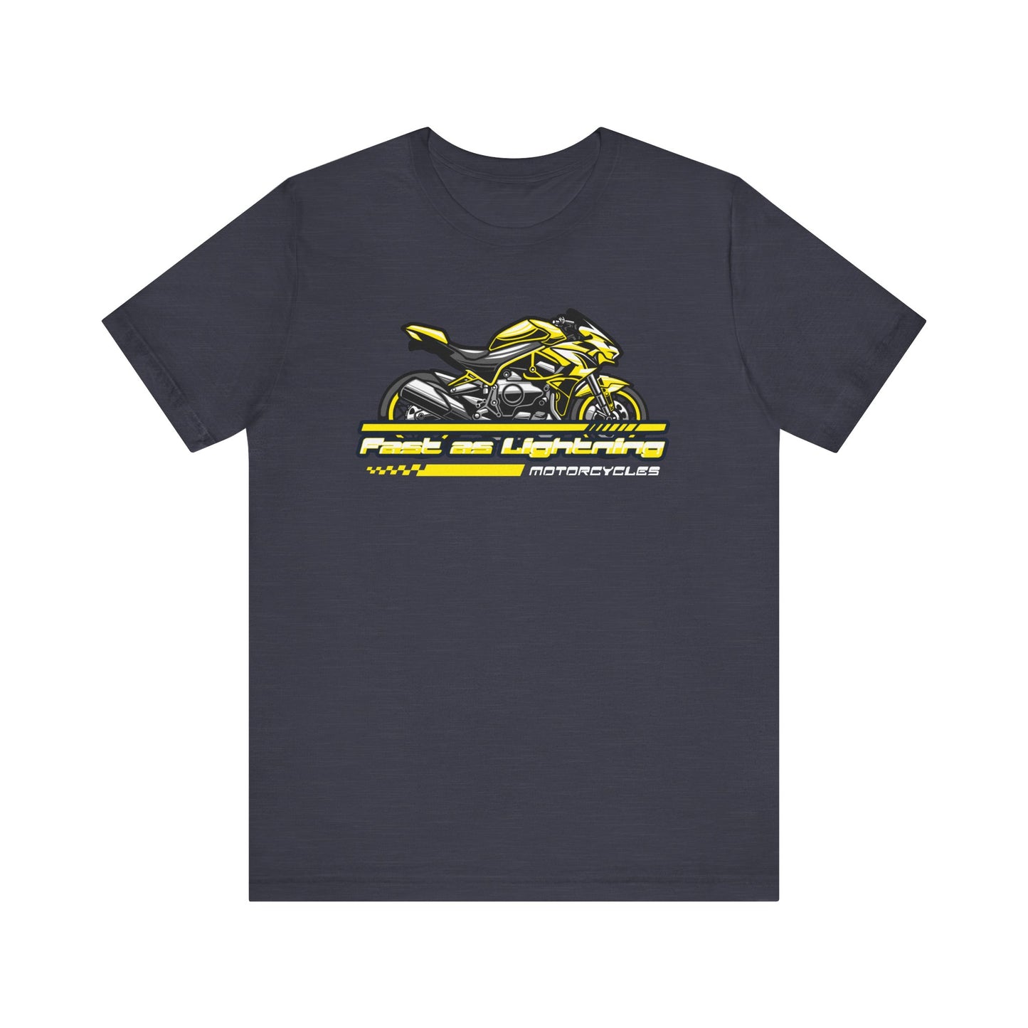 Motorcycle Enthusiast Tee | Feel the Lightning, Biker Shirt, Gift for Riders, Ride Style Apparel, Motorcycle Lover T-Shirt