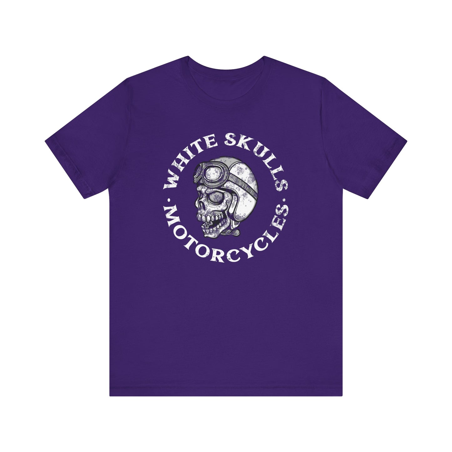 Skull Motorcycle Tee, Unisex Graphic T-Shirt for Riders, Casual Wear, Biker Gifts, Unique Statement Shirt, Perfect for Everyday Wear