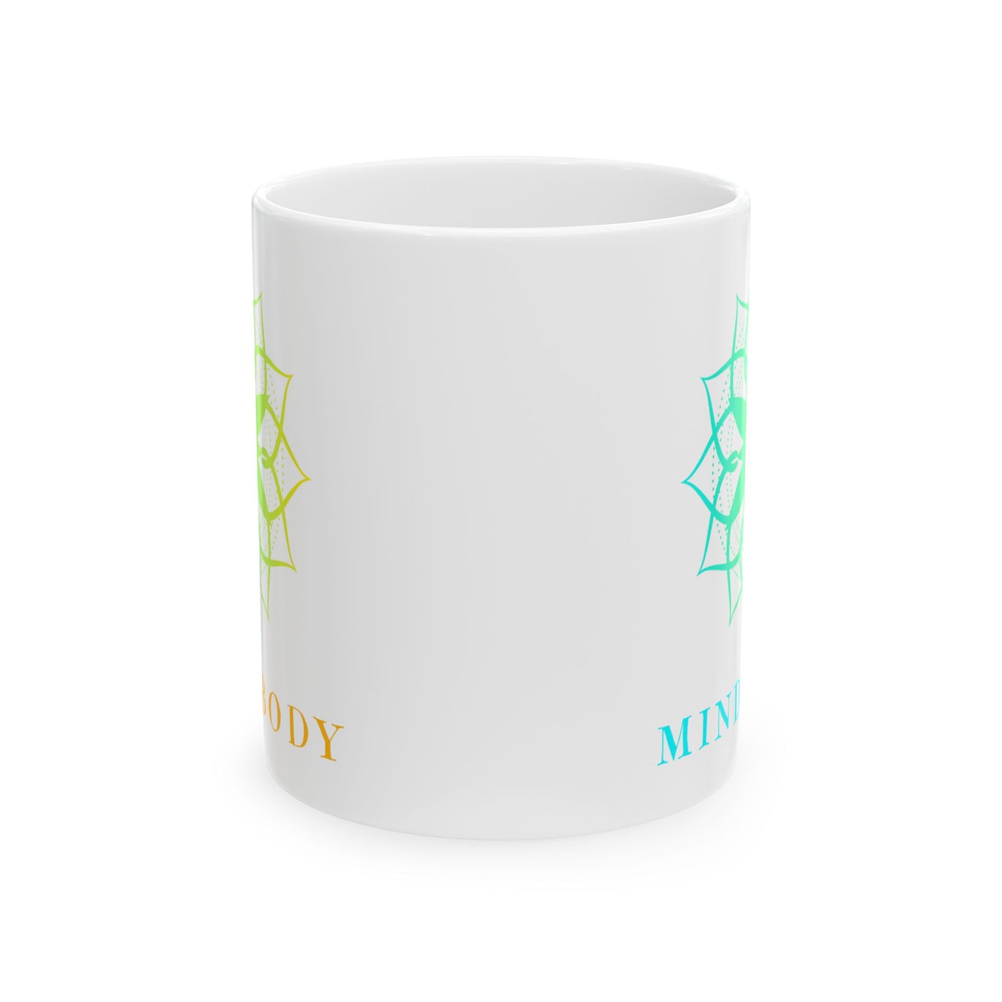 Mindful Body Ceramic Mug - Perfect for Meditation Lovers, Yoga Enthusiasts, Self-Care Gifts, Housewarming, or Birthdays