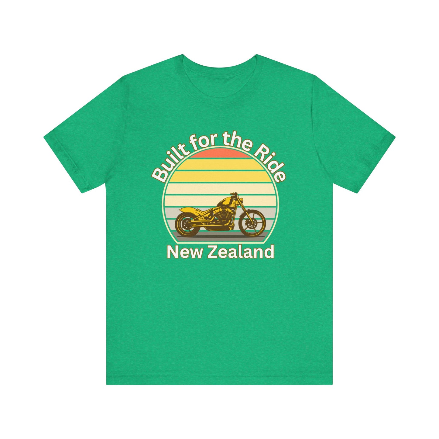 Retro Motorcycle Tee - Built for the Ride, Unisex t-shirt for Bikers, Perfect Gift for Cycling Enthusiasts, Great for Road Trips, [...]