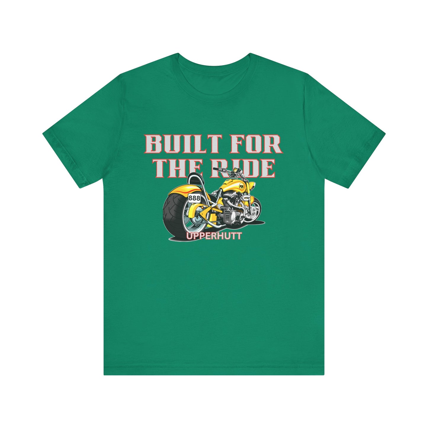 Unisex Motorcycle Tee - Built for the Ride, Biker Shirt, Gift for Motorcyclists, Casual Wear, Motorcycle Enthusiast