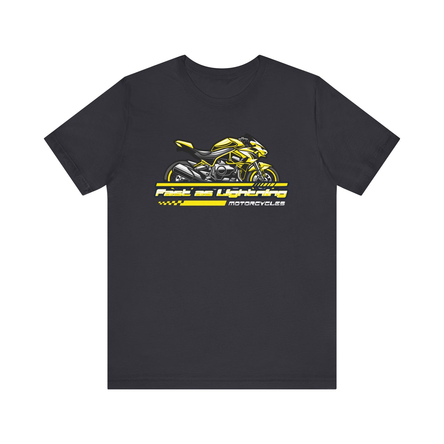 Motorcycle Enthusiast Tee | Feel the Lightning, Biker Shirt, Gift for Riders, Ride Style Apparel, Motorcycle Lover T-Shirt