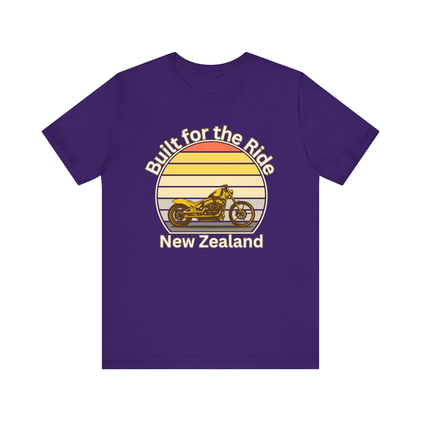 Retro Motorcycle Tee - Built for the Ride, Unisex t-shirt for Bikers, Perfect Gift for Cycling Enthusiasts, Great for Road Trips, [...]