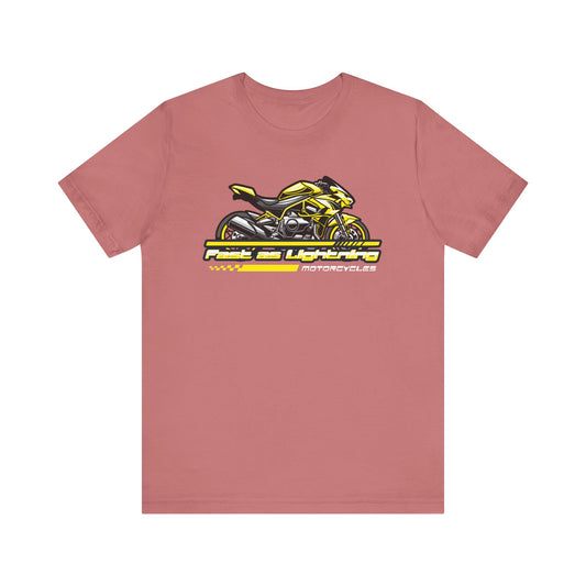Motorcycle Enthusiast Tee | Feel the Lightning, Biker Shirt, Gift for Riders, Ride Style Apparel, Motorcycle Lover T-Shirt