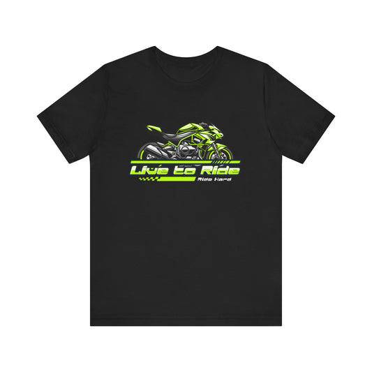 Motorcycle Ride Unisex Tee, Biker T-Shirt, Gift for Motorcycle Lovers, Casual Ride Shirt, Summer Fashion Tee